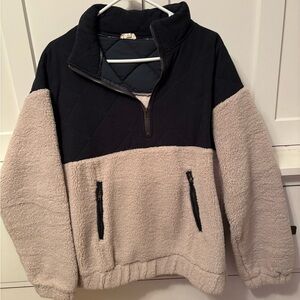 Hem & Thread Zip-Up Sweater